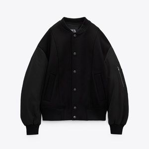 New unworn Zara oversized bomber jacket